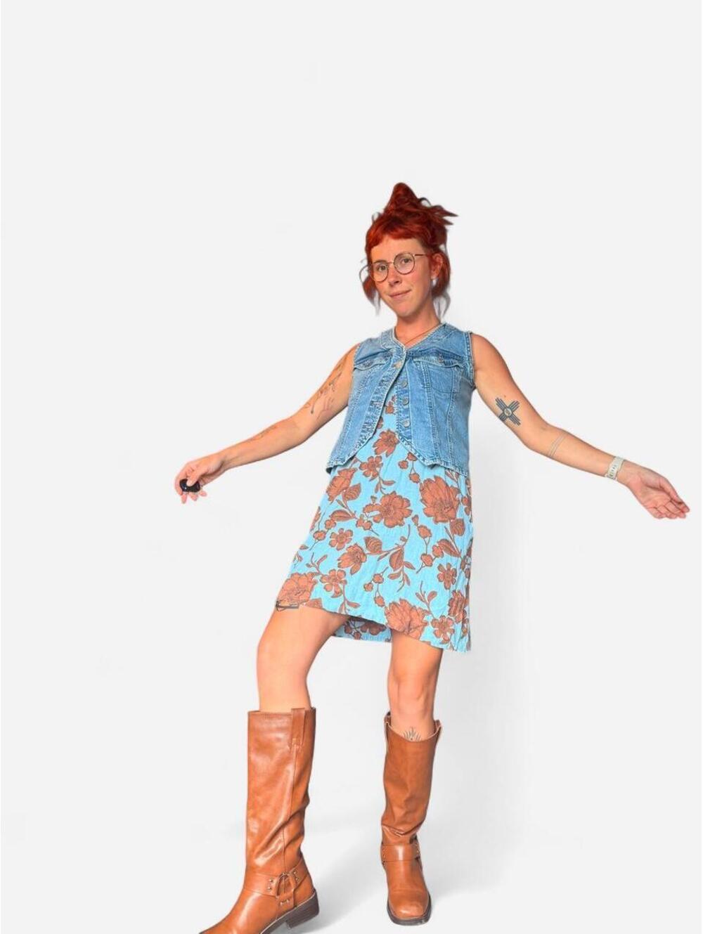 LOFT Women's Blue Dress